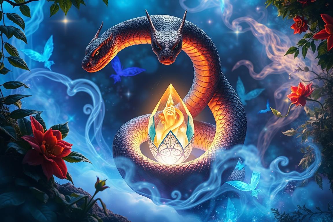 espiritualmente o que significa sonhar com cobra